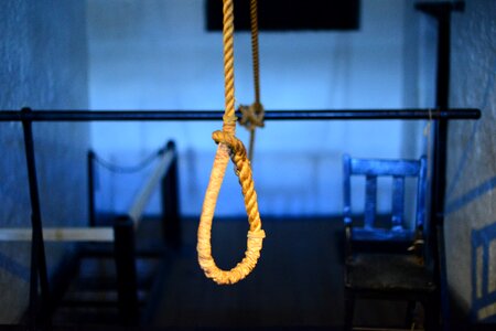 Execution knot rope photo
