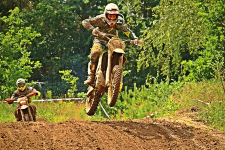 Jump motorcycle motorsport photo