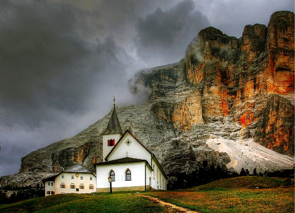 Unesco world heritage south tyrol clouds