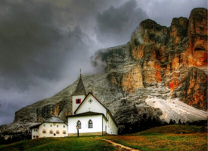 Unesco world heritage south tyrol clouds photo