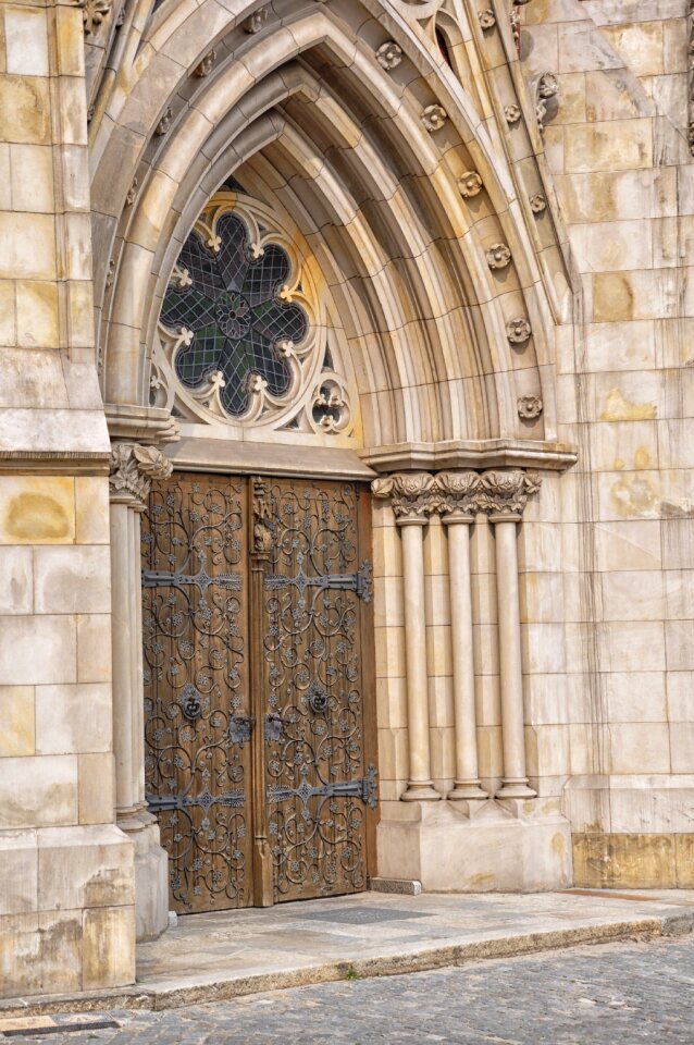 Decorated door the basilica the art of