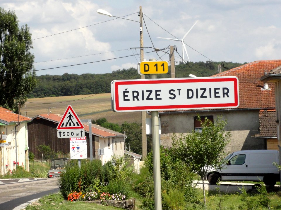 Érize-Saint-Dizier_(Meuse)_city_limit_sign