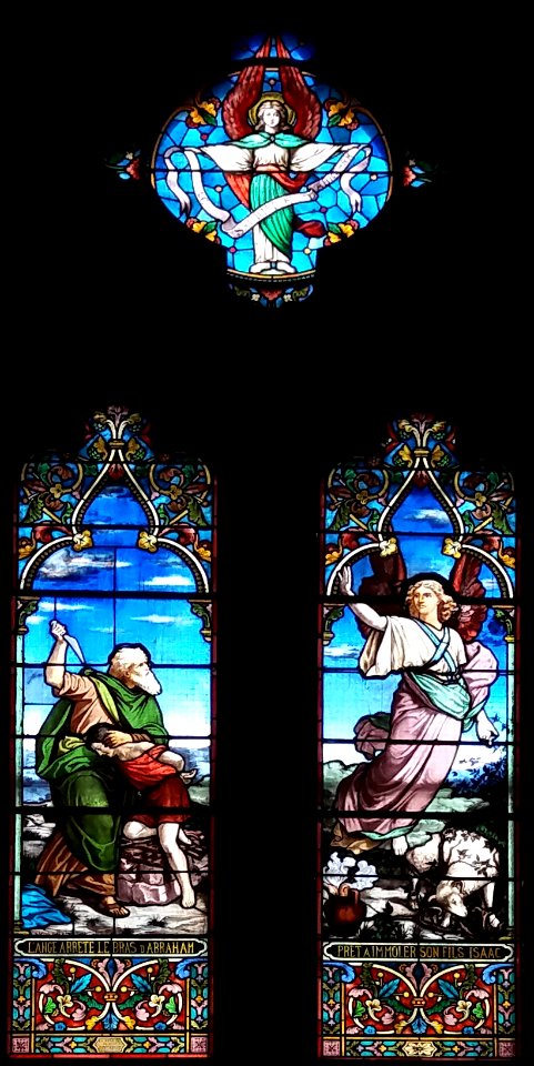 Église_Notre-Dame_des_Anges_-_Nef_-_Vitrail_Nicod_et_Jubin_-_3._Le_Sacrifice_d'Abraham