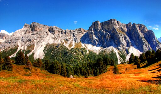 South tyrol view alpine