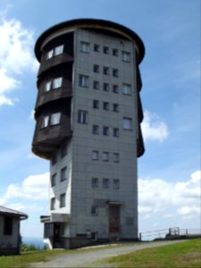 Čerchov_-_vojenská_základna_na_vrcholu_I