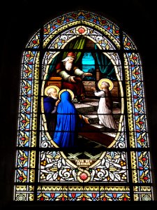 Église_Saint-Jean-Baptiste_de_Saint-Jean-d'Angély,_vitrail_02