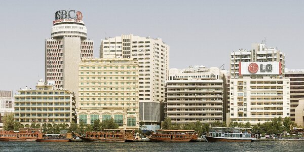 Dubai balconies cityscape photo