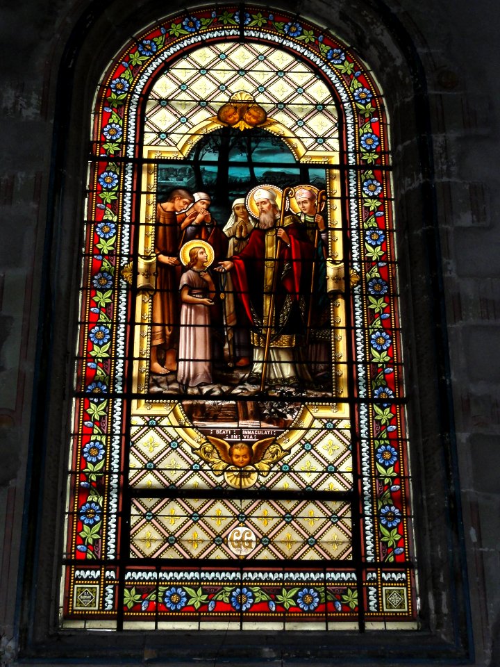 Église_Saint-Vivien_de_Saintes,_vitrail_09