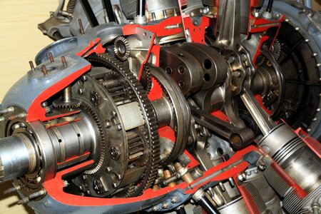Museum radial engine