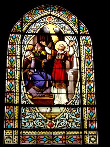 Église_Saint-Jean-Baptiste_de_Saint-Jean-d'Angély,_vitrail_09