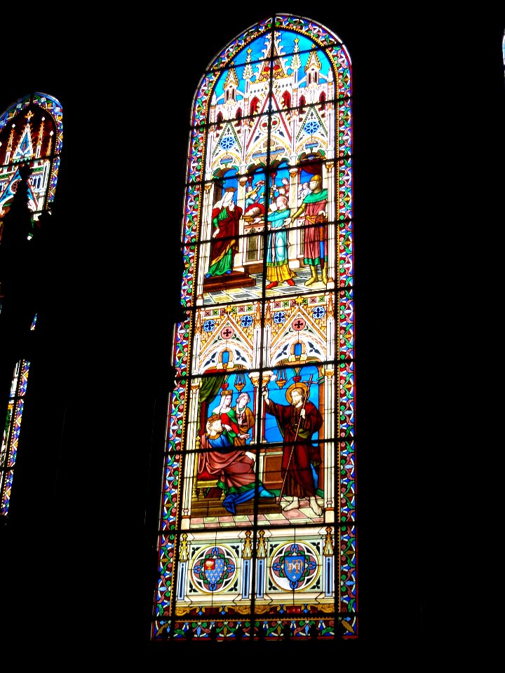 Église_Saint-Jean-Baptiste_de_Saint-Jean-d'Angély,_vitrail_05