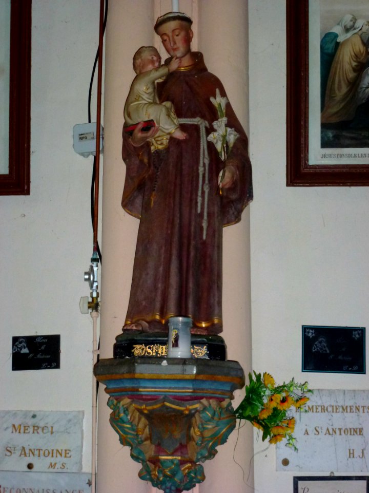 Église_de_La_Neuville_aux_Tourneurs,_statue_St.Antoine_de_Padoue