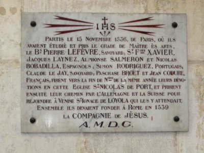 Église_Saint-Nicolas-de-Port,_plaquette_passage_9_premiers_futurs_jésuites