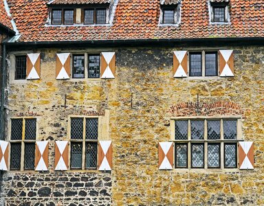 Outer wall stones wasserburg photo