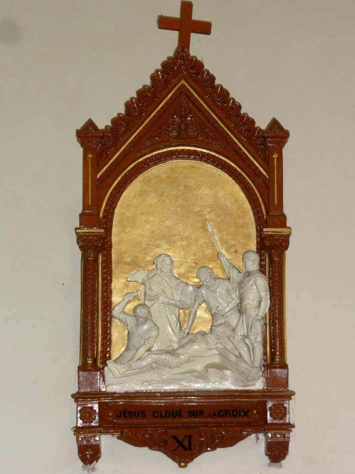 Église_Saint-Nicolas_de_Courcelles,_chemin_de_croix,_station_11