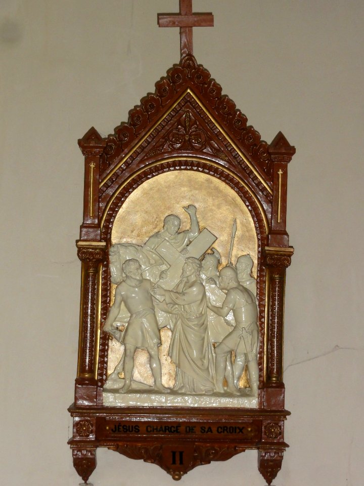 Église_Saint-Nicolas_de_Courcelles,_chemin_de_croix,_station_02