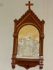 Église_Saint-Nicolas_de_Courcelles,_chemin_de_croix,_station_08