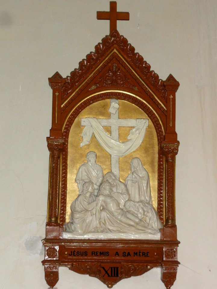 Église_Saint-Nicolas_de_Courcelles,_chemin_de_croix,_station_13