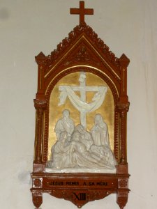 Église_Saint-Nicolas_de_Courcelles,_chemin_de_croix,_station_13