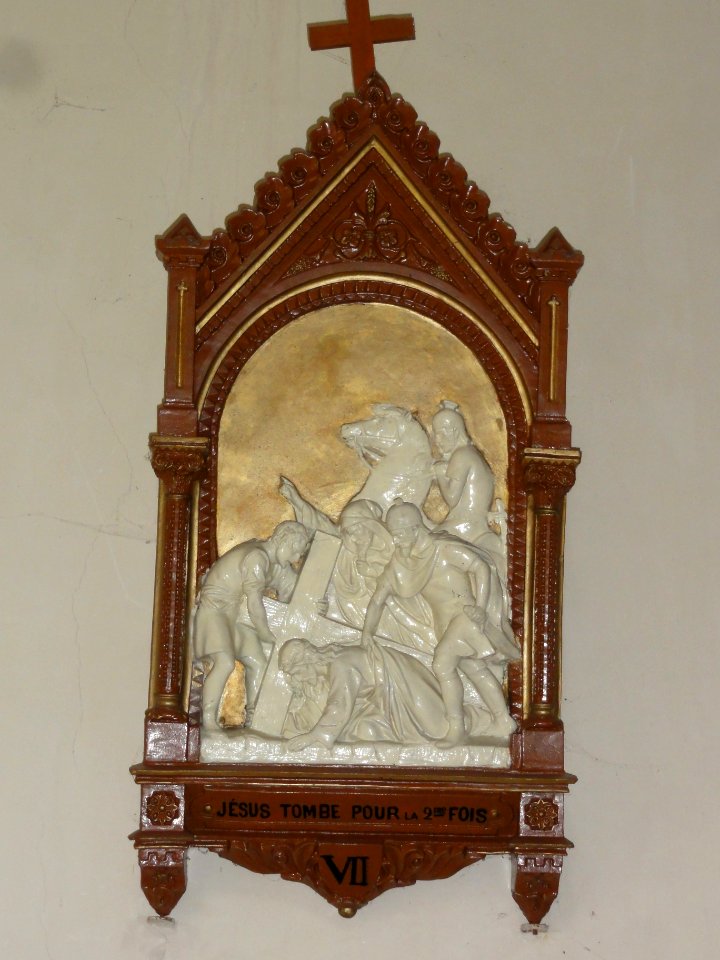 Église_Saint-Nicolas_de_Courcelles,_chemin_de_croix,_station_07