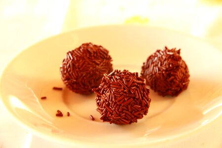 Truffles ice cream dessert