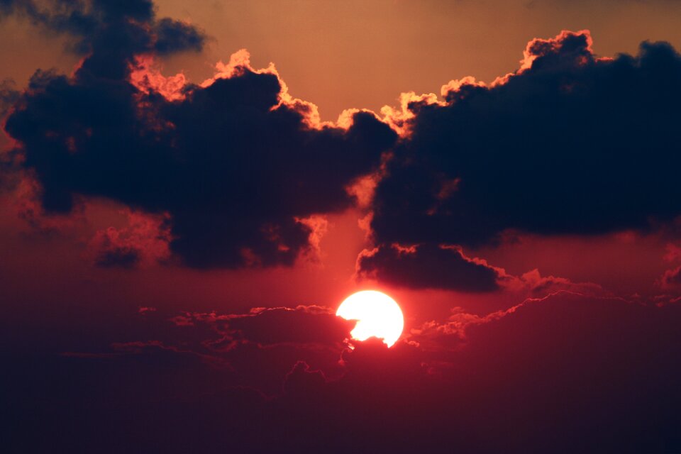 Sky landscape dark