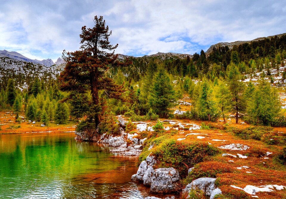 Mountains rock alpine