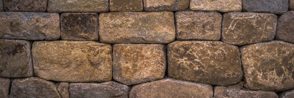 Stone wall texture rectangle