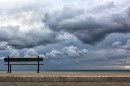 Beach clouds marseille