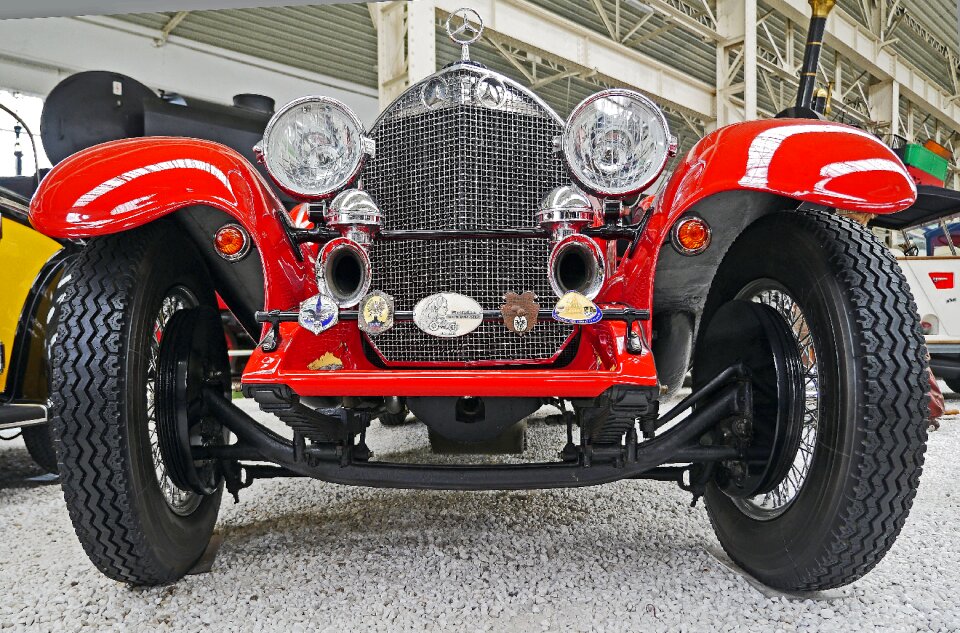 Racing car convertible open