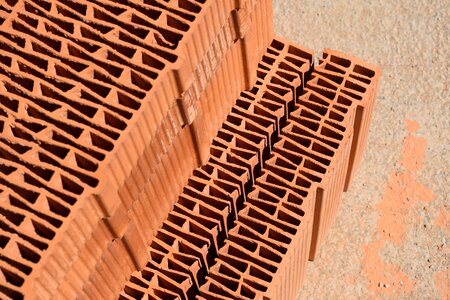 Building material brick red site