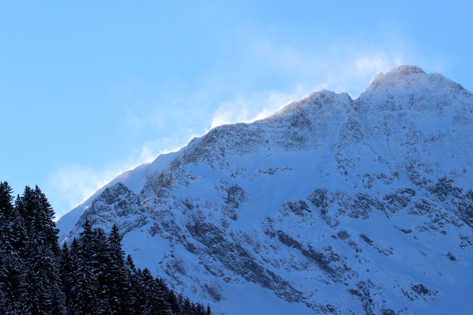 Landscape winter sun winter