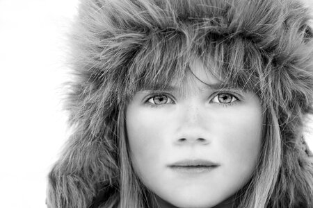 Girl face portrait