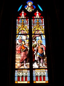 Église_Saint-Victor_d'Artenay_(Loiret)_vitrail_St.Victor_martyre