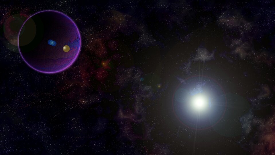 Stars black stars black planet