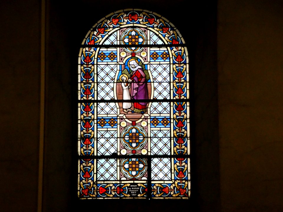 Évian-les-Bains_-_Église_Notre-Dame-de-l'Assomption_-_Vitrail_05