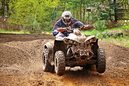 Cross motocross race photo