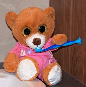 Toys toothbrush brushing teeth