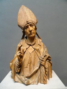 A_Bishop_Saint_(perhaps_Burchard_of_Wurzburg)_by_Tilman_Riemenschneider,_c._1515-1520,_linden_wood_with_traces_of_polychromy_-_National_Gallery_of_Art,_Washington_-_DSC09932