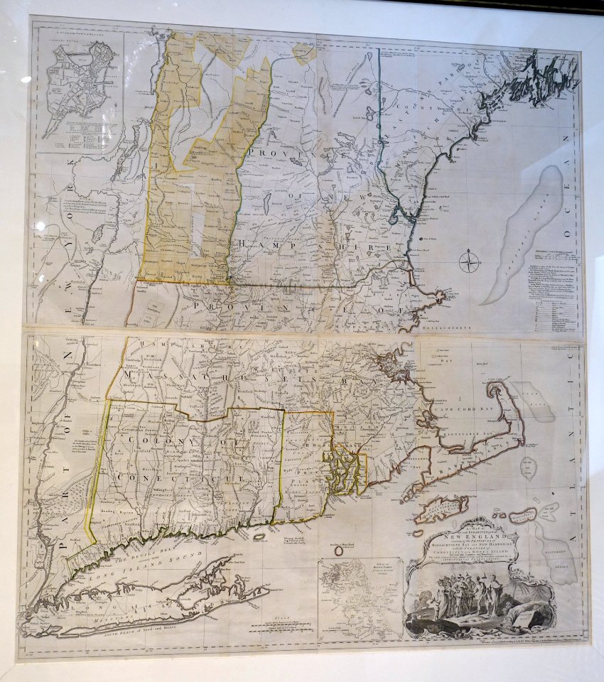 A_Map_of_the_Most_Inhabited_Part_of_New_England,_by_Thomas_Jefferys,_London,_England,_printed_by_William_Faden,_1774_-_Bennington_Museum_-_Bennington,_VT_-_DSC08732