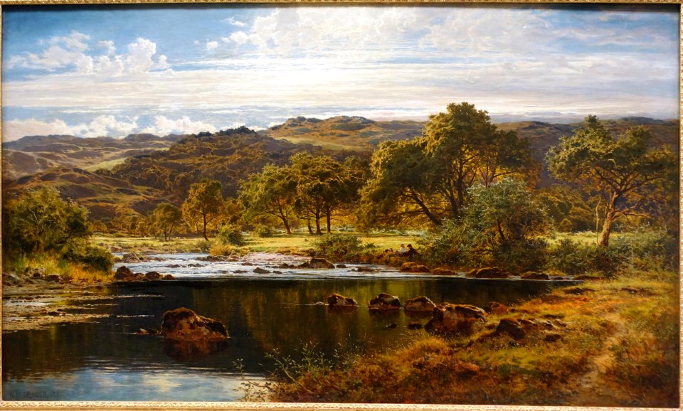 A_bright_afternoon,_North_Wales,_by_Benjamin_Williams_Leader,_1885,_oil_on_canvas_-_Matsuoka_Museum_of_Art_-_Tokyo,_Japan_-_DSC07399