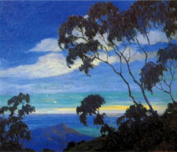 A_Late_Afternoon_View_from_Tantalus_by_William_Twigg-Smith,_c._1930