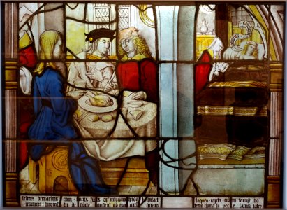 A_Lady_hosts_Bernard_and_his_Friends,_Cloister_of_the_Cistercian_Monastery,_Altenberg,_probably_Master_of_St._Severin,_Cologne,_1505-1520,_stained_glass_-_Museum_Schnütgen_-_Cologne,_Germany_-_DSC09738_01