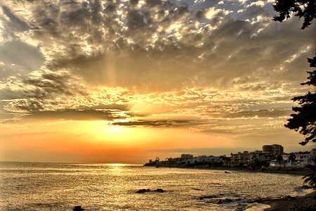 Costa del sol coastal path sky