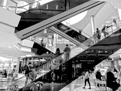 Shopping centre shopping floors