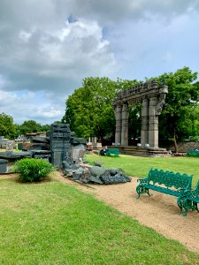A_display_of_Hindu_and_Jain_temple_ruins,_Warangal_Fort_Park_and_Museum,_Telangana,_India_-_4