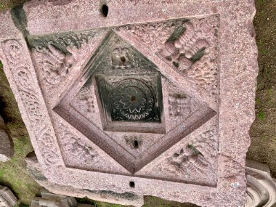 A_display_of_Hindu_and_Jain_temple_ruins,_Warangal_Fort_Park_and_Museum,_Telangana,_India_-_115