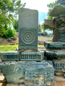 A_display_of_Hindu_and_Jain_temple_ruins,_Warangal_Fort_Park_and_Museum,_Telangana,_India_-_12