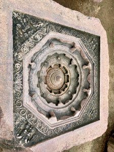 A_display_of_Hindu_and_Jain_temple_ruins,_Warangal_Fort_Park_and_Museum,_Telangana,_India_-_112