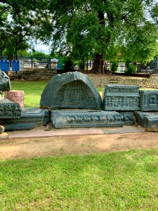 A_display_of_Hindu_and_Jain_temple_ruins,_Warangal_Fort_Park_and_Museum,_Telangana,_India_-_8